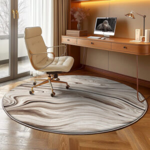 Alternative view of Thảm trải sàn văn phòng hình tròn sang trọng MNS773